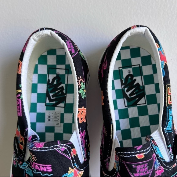 Vans NEW Unisex Classic Market Slip On Shoe Size 9.5 or 8 #201 - Picture 8 of 10
